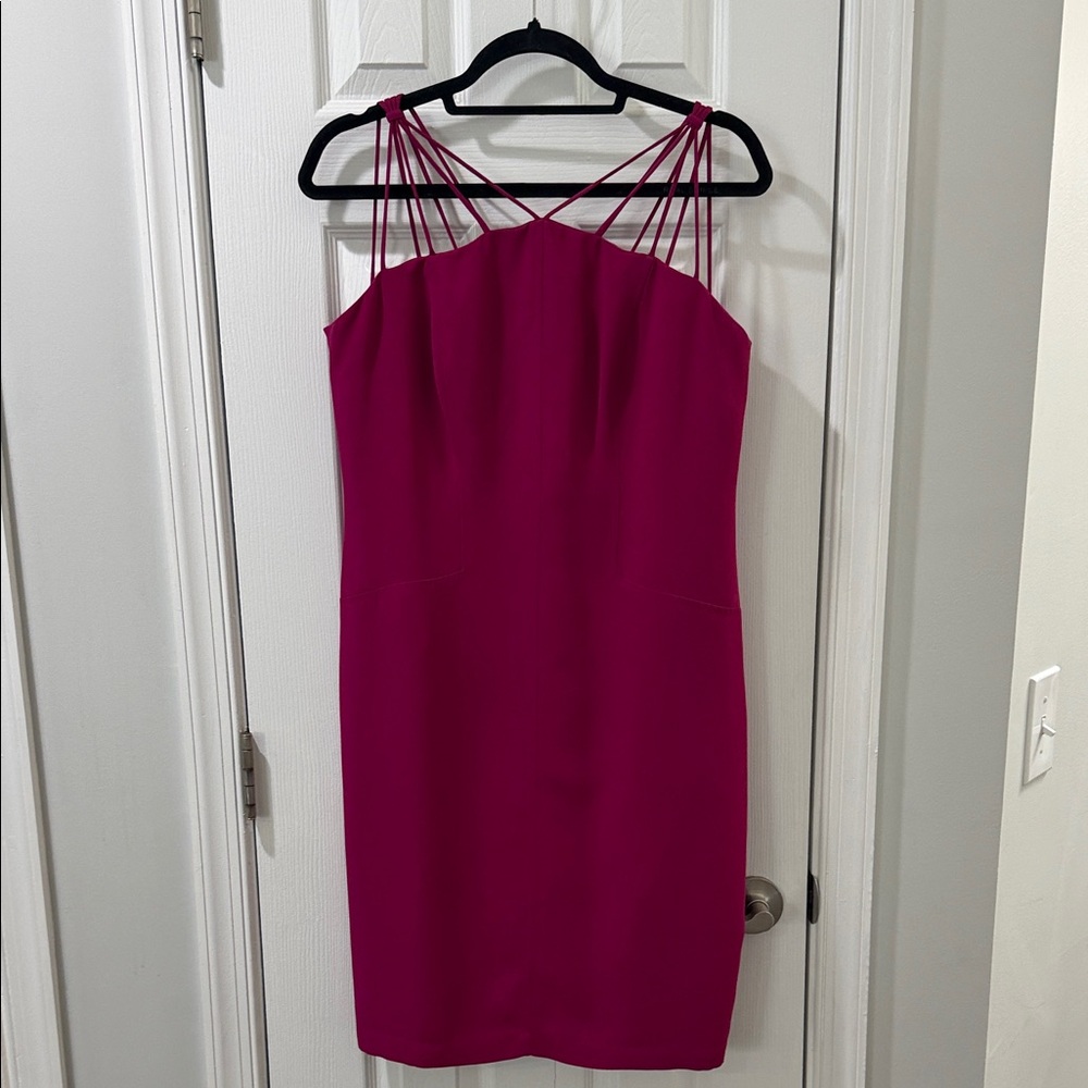 Evan Picone Tuscia Pink Strappy Dress